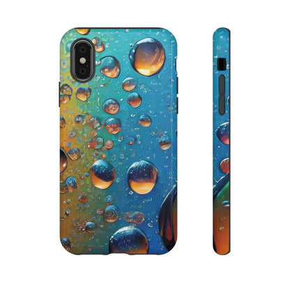 Colorful Water Droplets Tough Phone Case