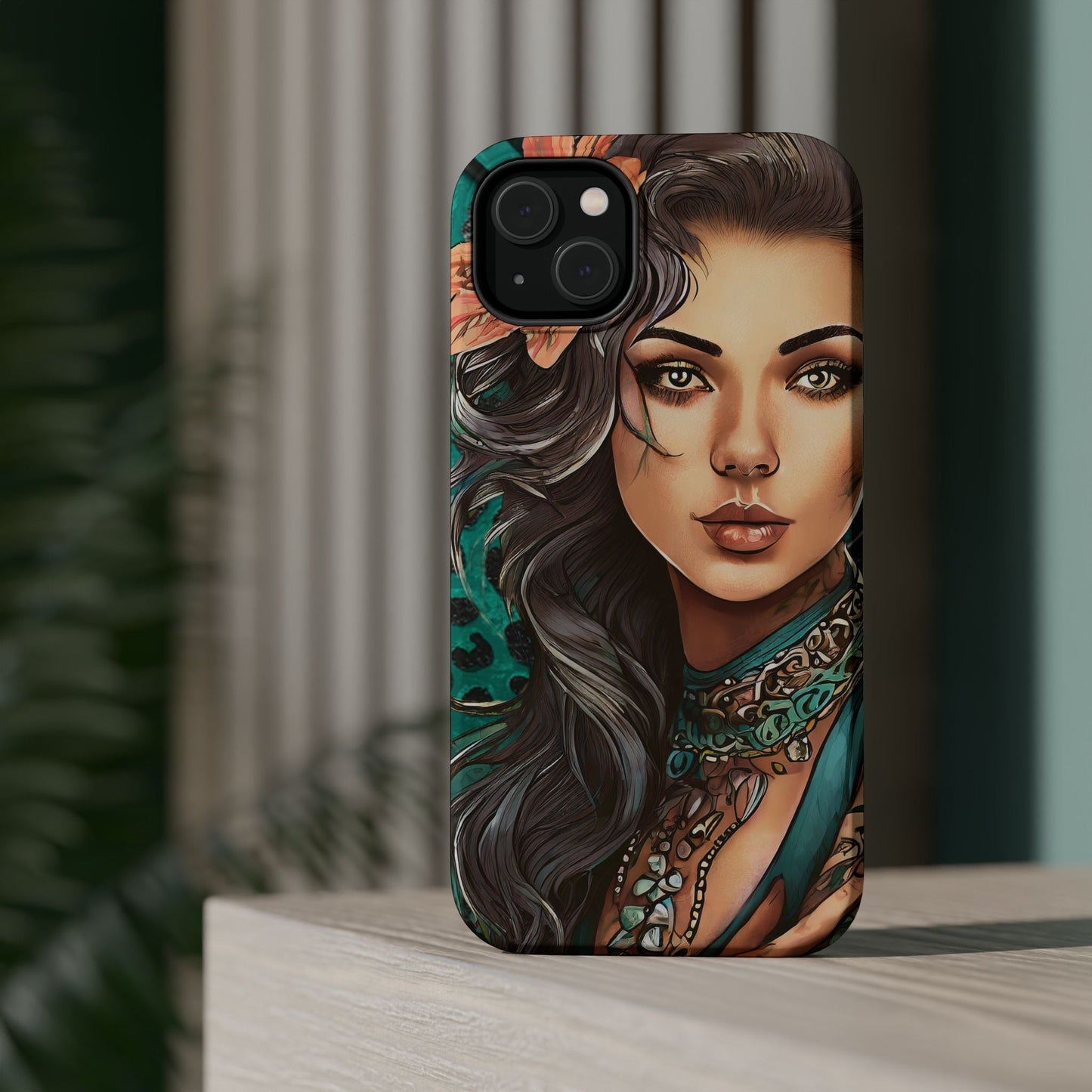 Vibrant Beauty Magnetic Tough Phone Case