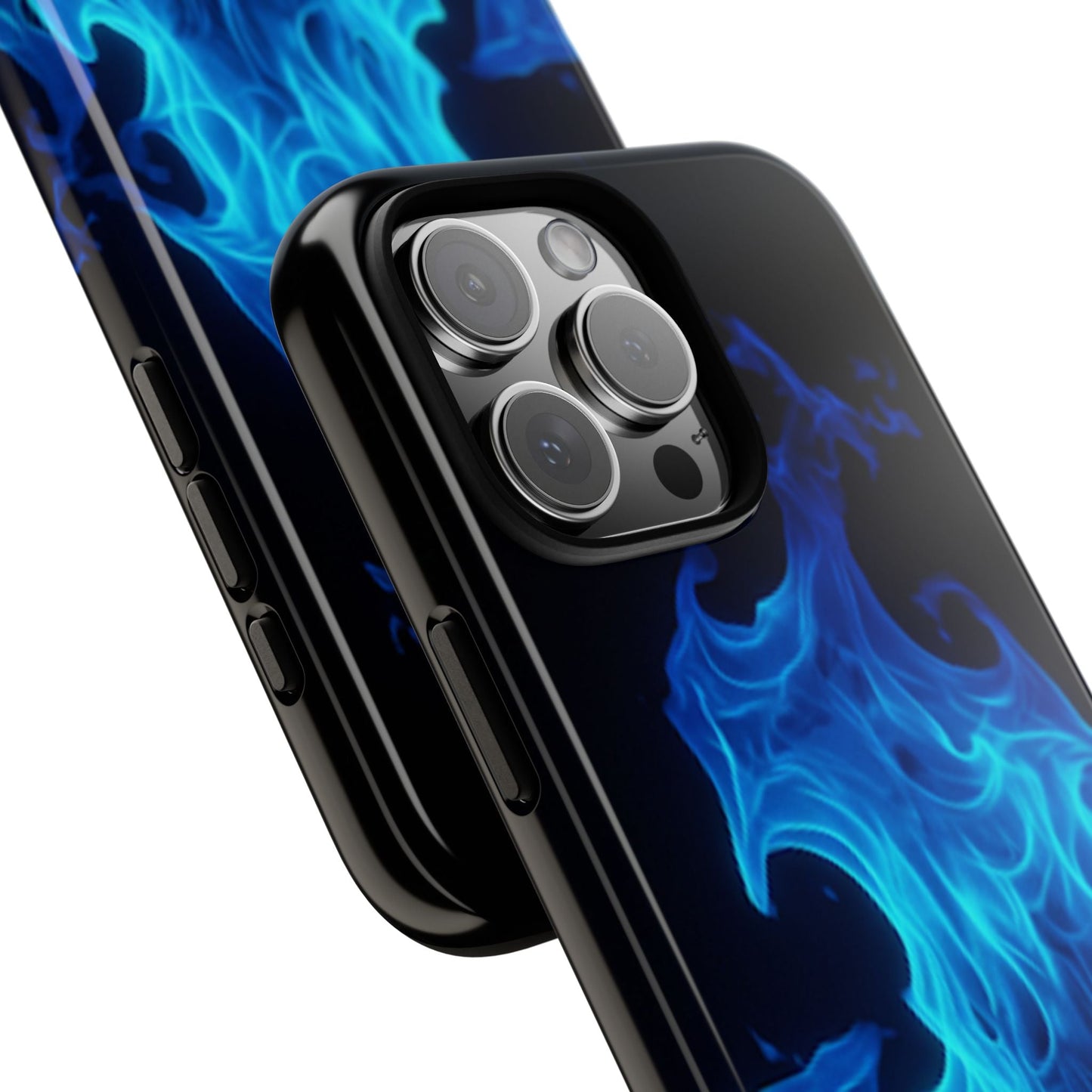 Blue Flames Tough  Phone Case