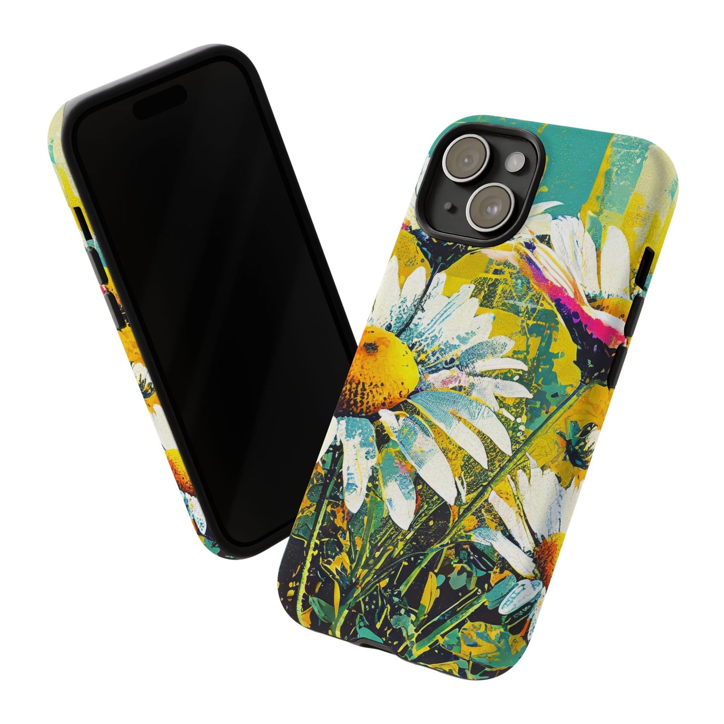 Colorful Daisy Floral Tough Phone Case