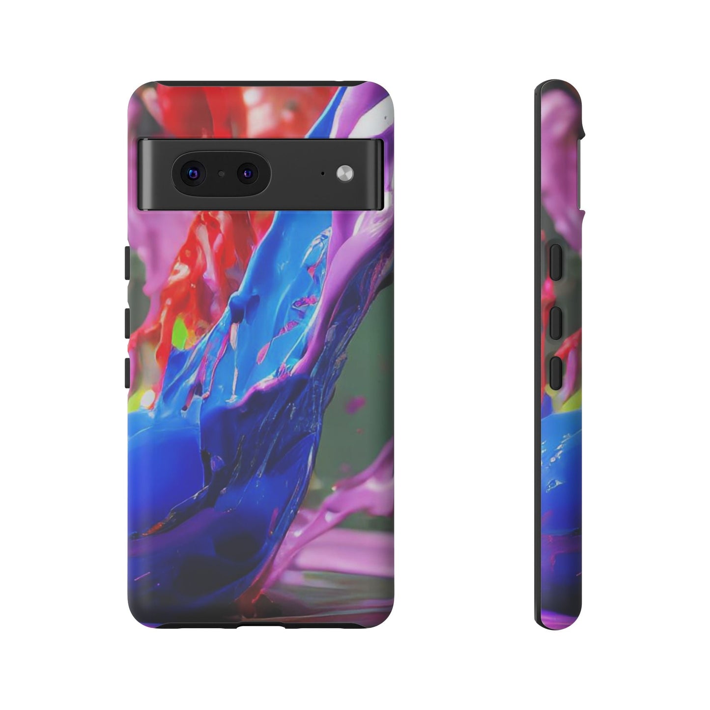 Vibrant Color Splash Tough Phone Case