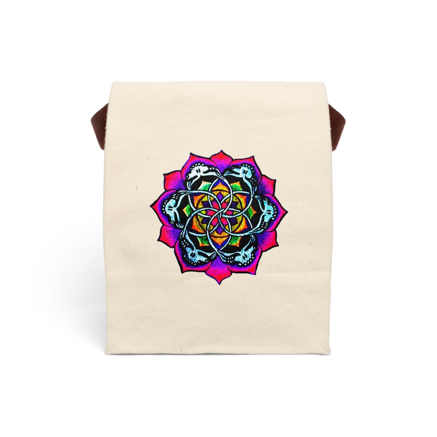 DEADPUNK Mandala Canvas Lunch Bag