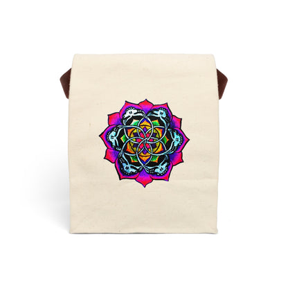 DEADPUNK Mandala Canvas Lunch Bag