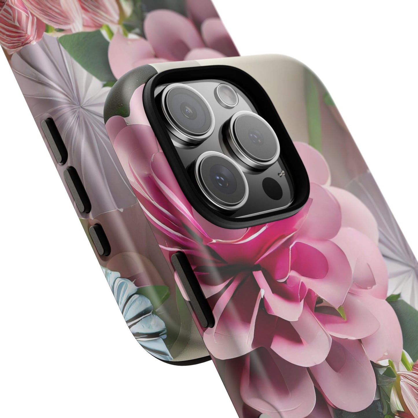 Elegant Paper Flowers Tough Phone Case