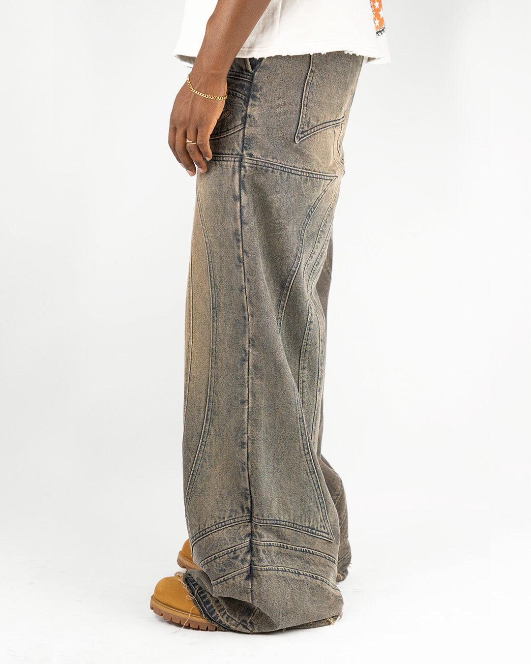 VZNARY "TWIST OF FATE" JEANS
