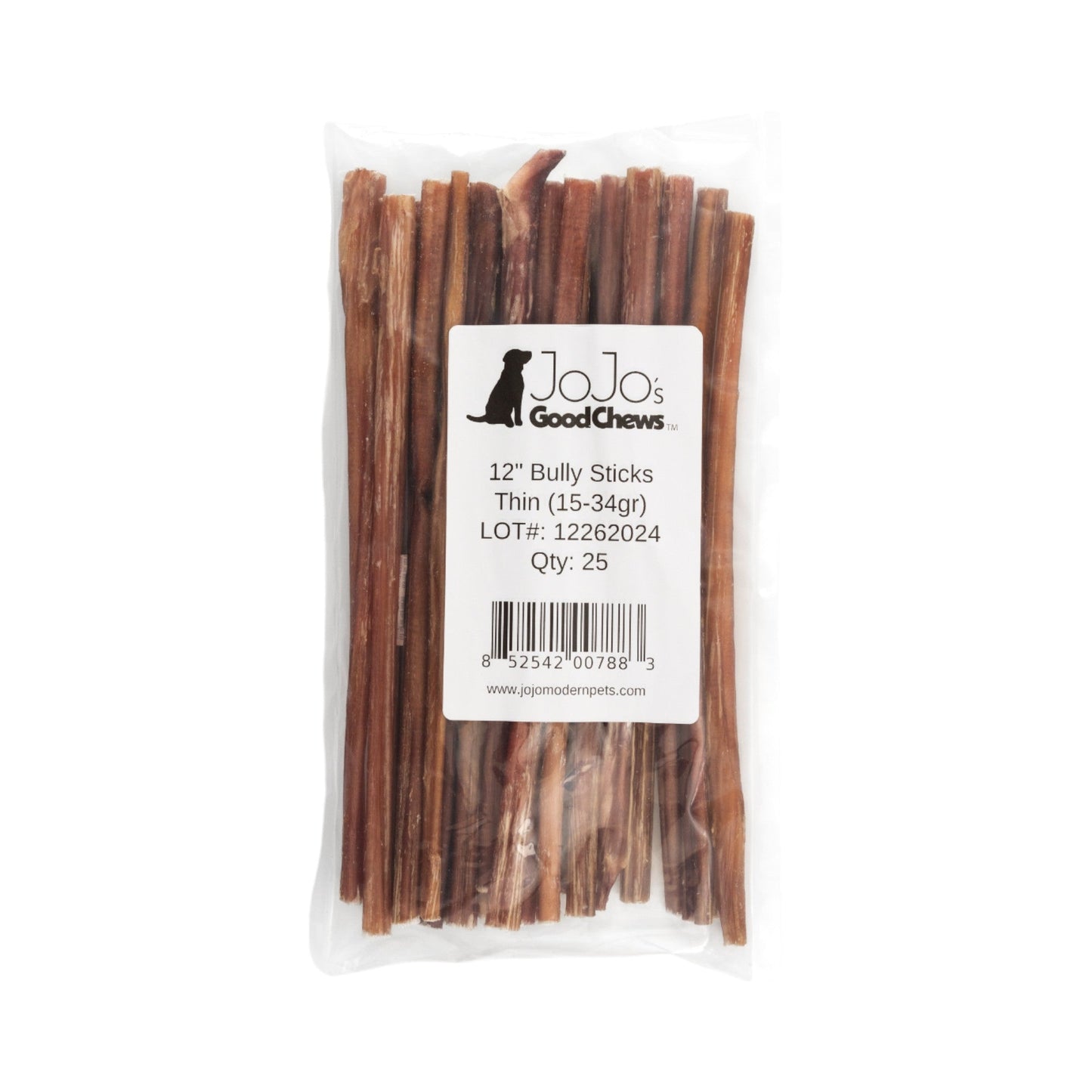 All-Natural Beef Bully Stick Dog Treats – Nutrient-Rich, and  High-Protein – 12-Inch Thin (25/Case)