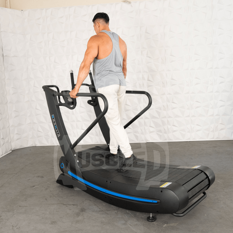 Commercial Self Powered Curve Treadmill - Muscle D Fitness - Standalone