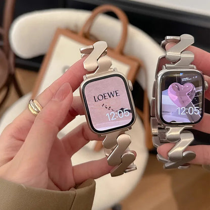 Steel Strap For Apple Watch Band Series 11/10/9/8/7/6/5/4/ SE / Ultra 1/2/3