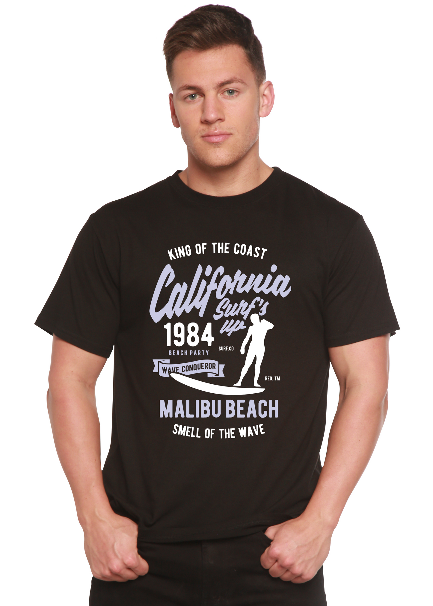 California 1984 Spun Bamboo® Men's Bamboo Viscose/Organic Cotton Short Sleeve Graphic T-Shirt