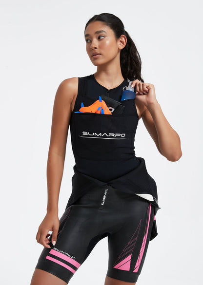 Quokka Women's Thermal Titanium Half-Zip Swimrun Vest