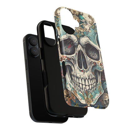 Abstract Skull Tough Phone Case