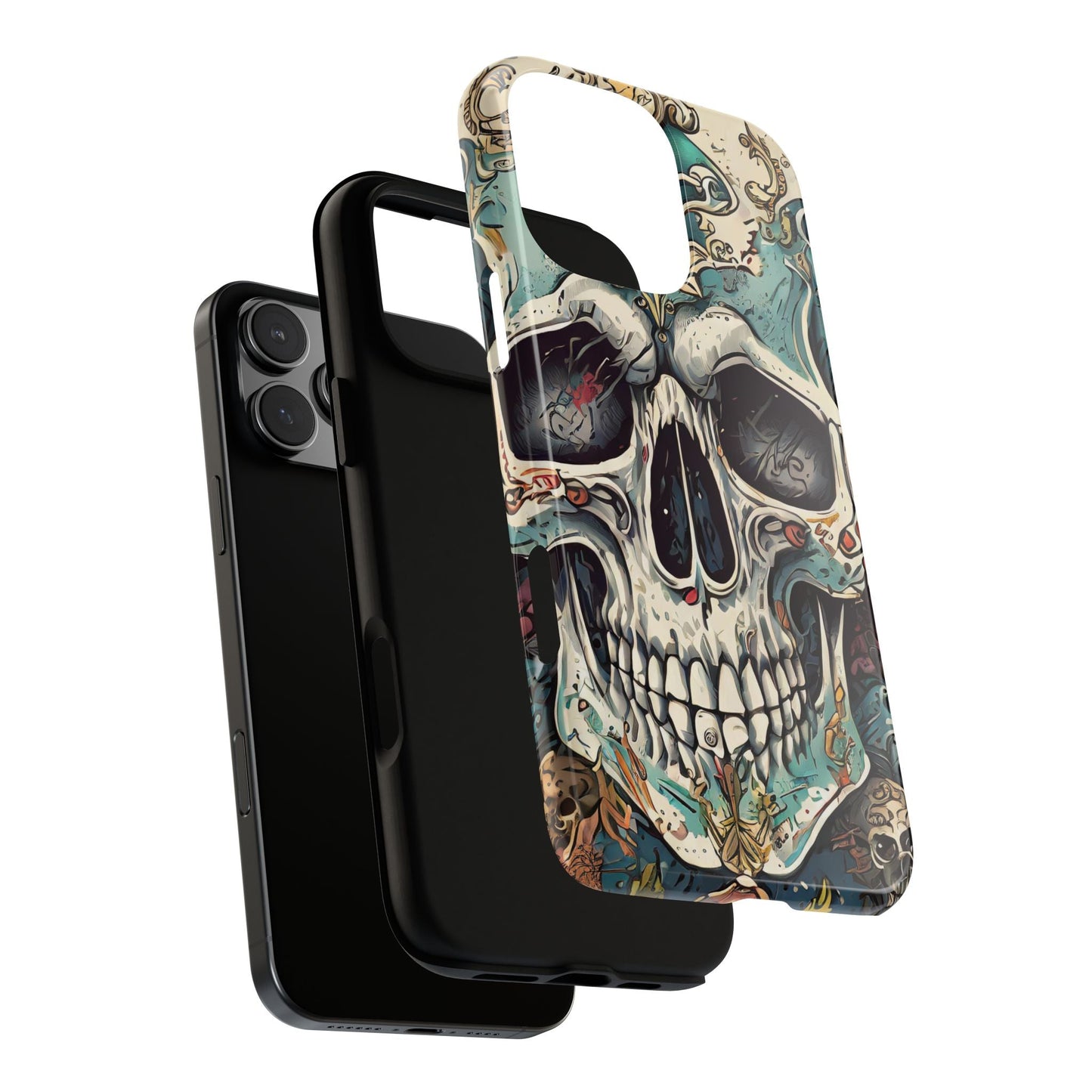 Abstract Skull Tough Phone Case