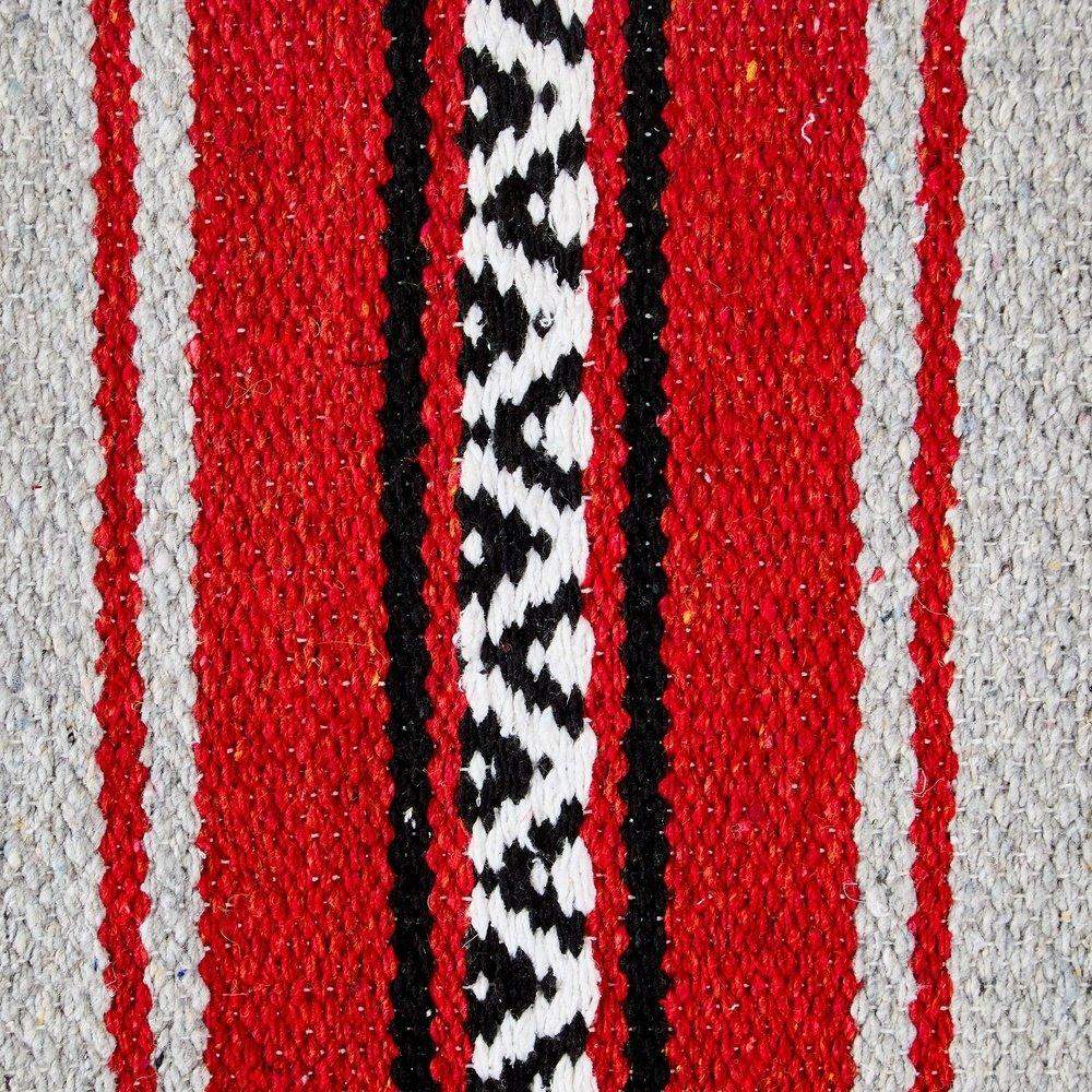 Red Hogan Acrylic Blend 30x60 Saddle Blanket