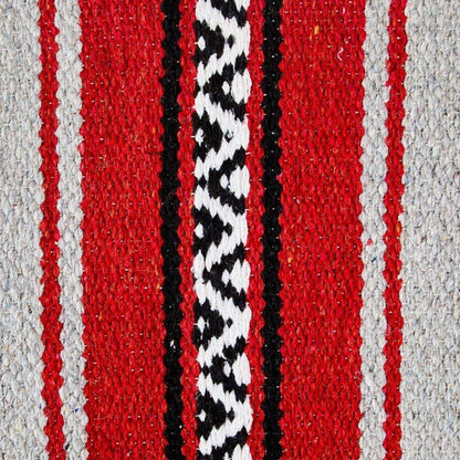 Red Hogan Acrylic Blend 30x60 Saddle Blanket
