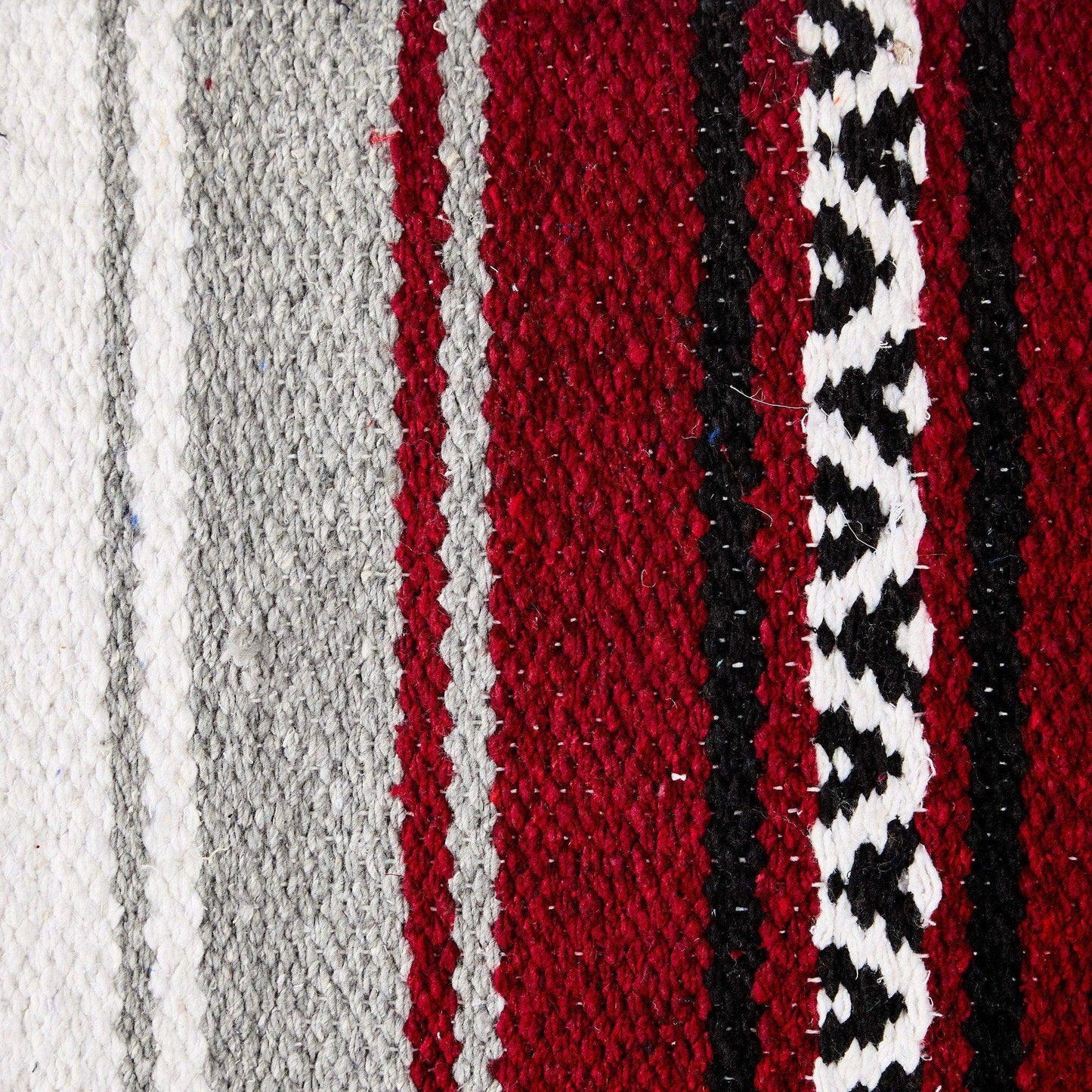 Maroon Hogan Acrylic Blend 30x60 Saddle Blanket