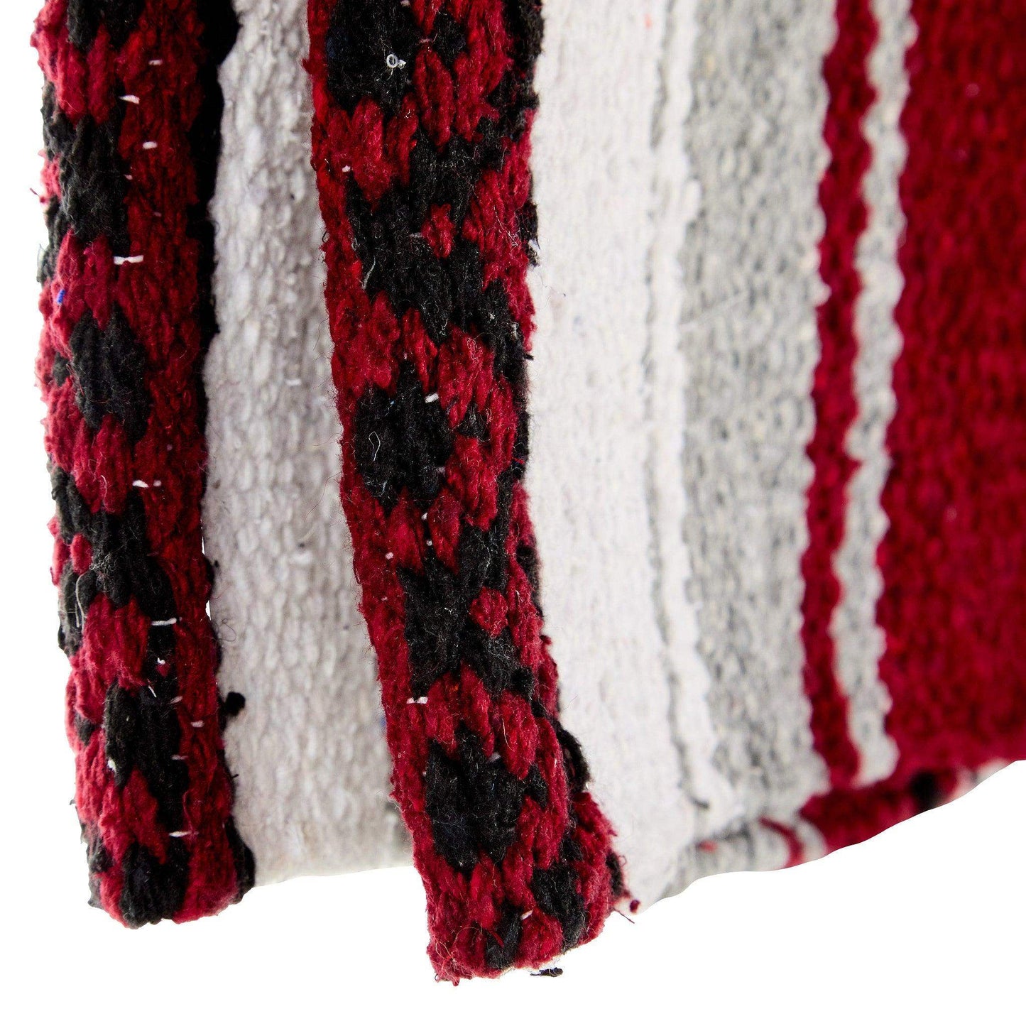 Maroon Hogan Acrylic Blend 30x60 Saddle Blanket