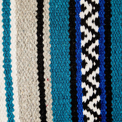 Turquoise Hogan Acrylic Blend 30x60 Saddle Blanket