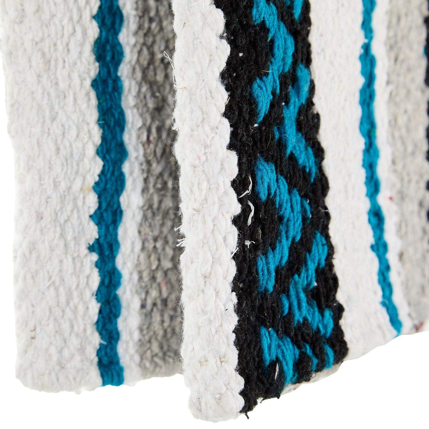 Turquoise Hogan Acrylic Blend 30x60 Saddle Blanket