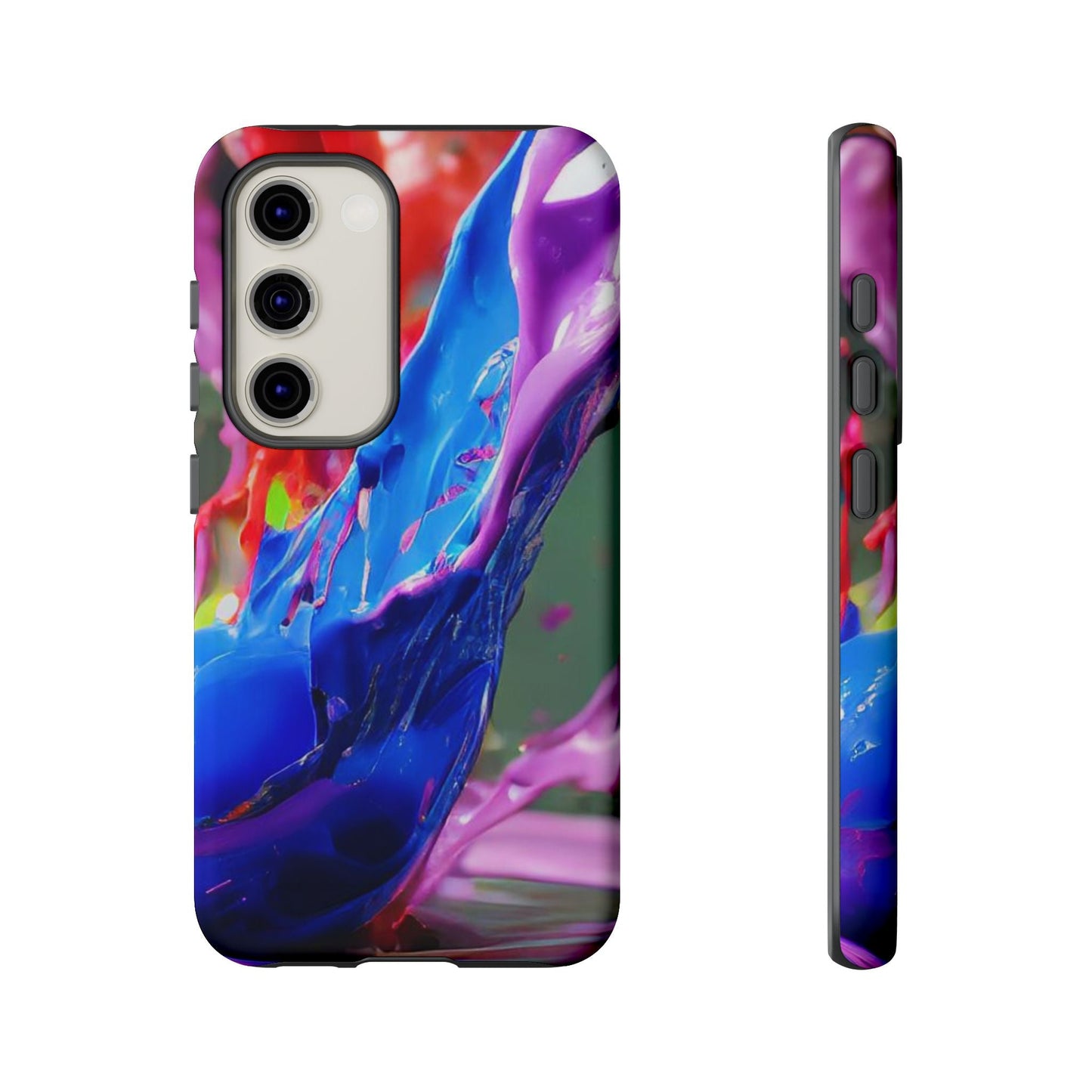 Vibrant Color Splash Tough Phone Case