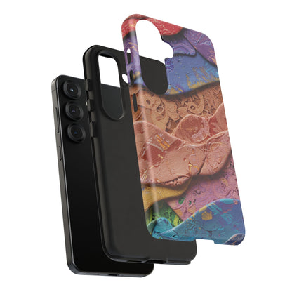 Abstract Painted Lace Tough Phone Case