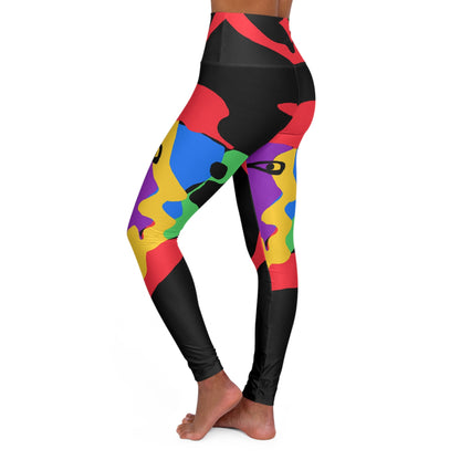 The Heart Black Yoga Leggings