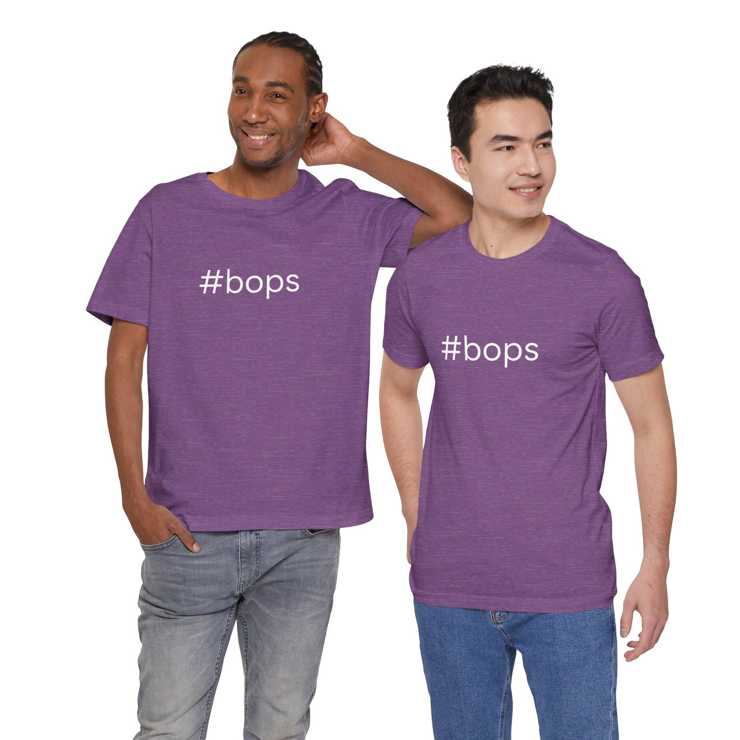 #bops Unisex High End Cotton Short Sleeve Tee