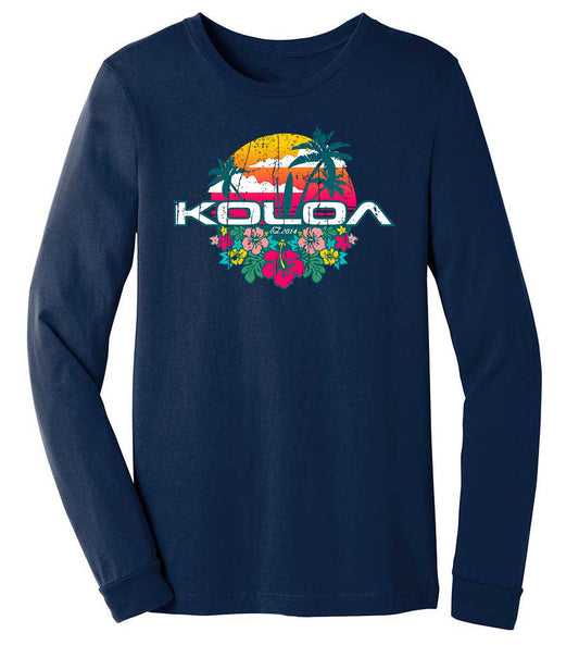 Koloa Multicolor Women's Long Sleeve T-Shirt