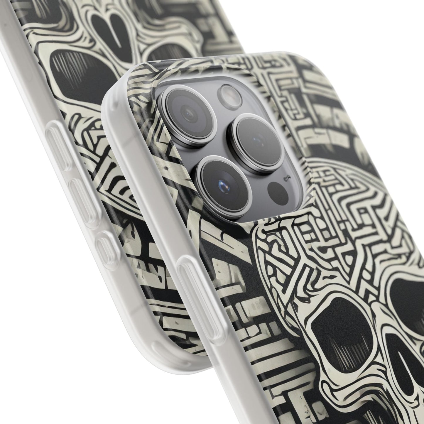 Gothic Skull Maze Flexi Case