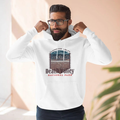 Death Valley National Park  Unisex Fit Fleece Hoodie Badwater Basin