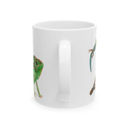 Scaly Companions Ceramic Reptile Mug (11 oz & 15 oz)