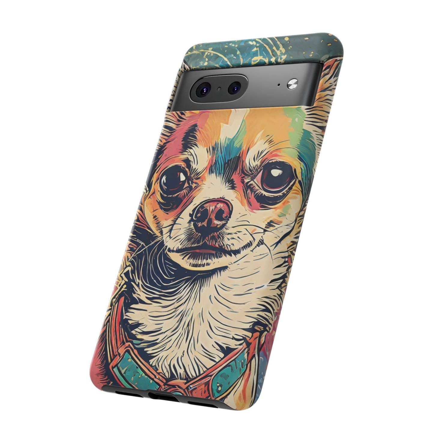 Abstract Chihuahua Tough Phone Cases