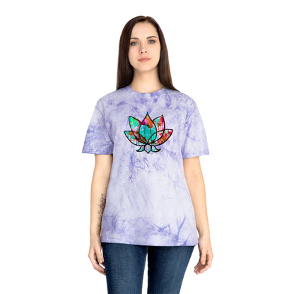 Unisex Lotus Bloom Industrial Dye Premium T-Shirt
