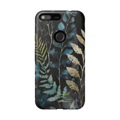 Dark Floral Tough Phone Case