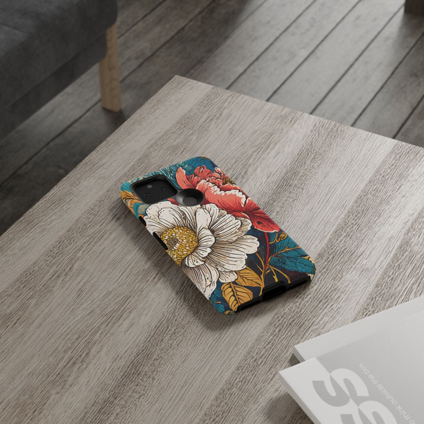 Artistic Floral Tough Phone Case