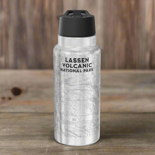 Lassen Volcanic National Park USGS Topo Map Print 32oz