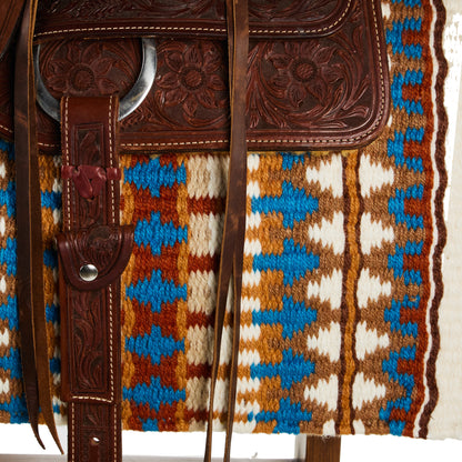 Double Arrow 40X34 New Zealand Wool Saddle Blanket