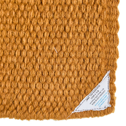 1314-10 San Juan Solid Gold 36x34 New Zealand Wool Saddle Blanket GOLD