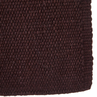 1314-96 San Juan Solid Expresso 36x34 New Zealand Wool Saddle Blanket