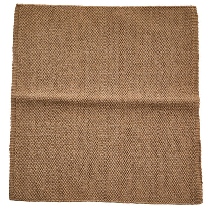 1314-97 San Juan Solid Raw Umber 36x34 New Zealand Wool Saddle Blanket