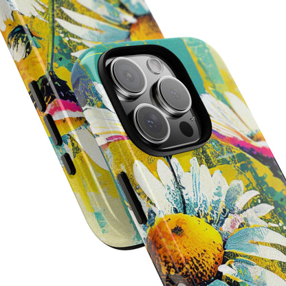 Colorful Daisy Floral Tough Phone Case
