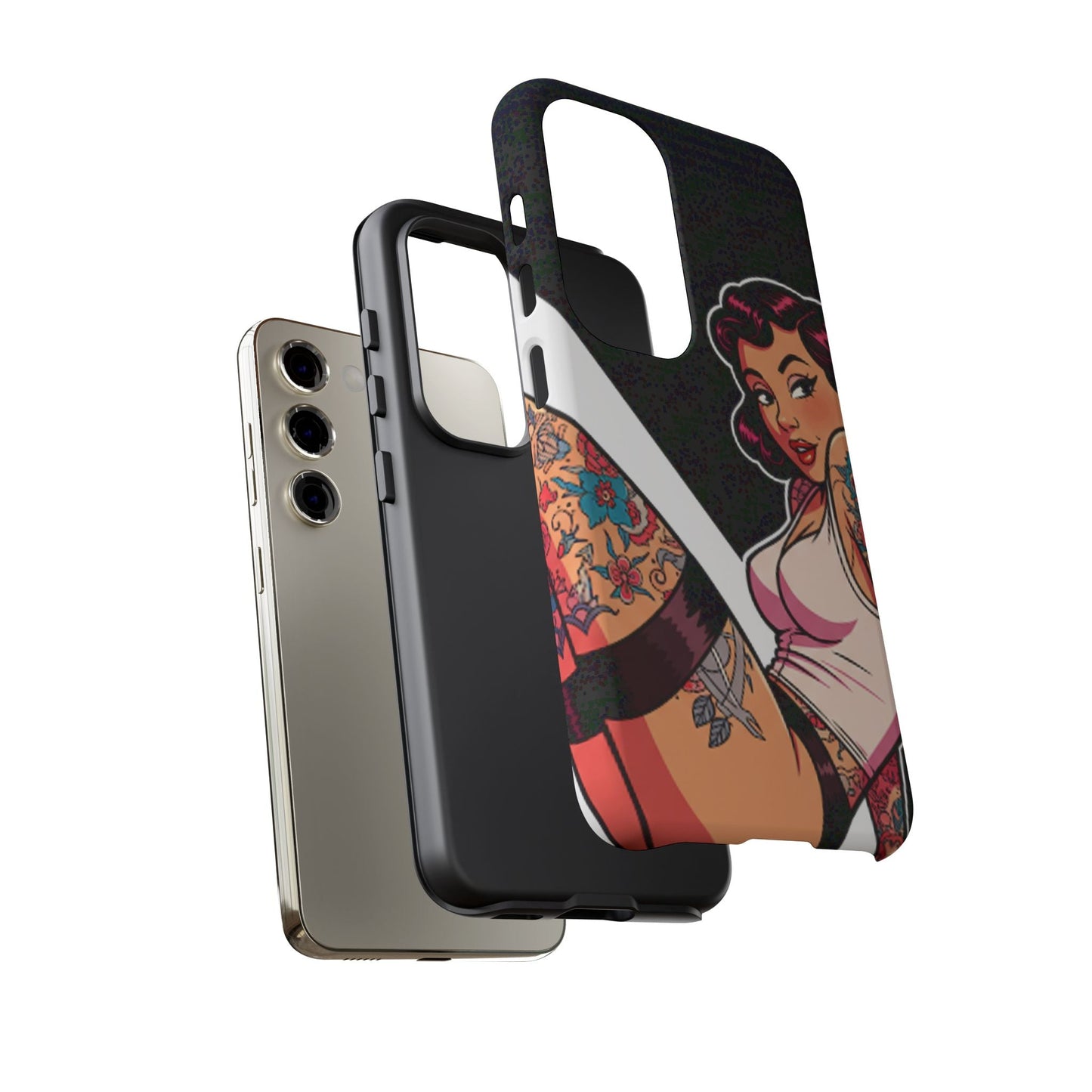 Vintage Tattoo Beauty Tough Phone Case