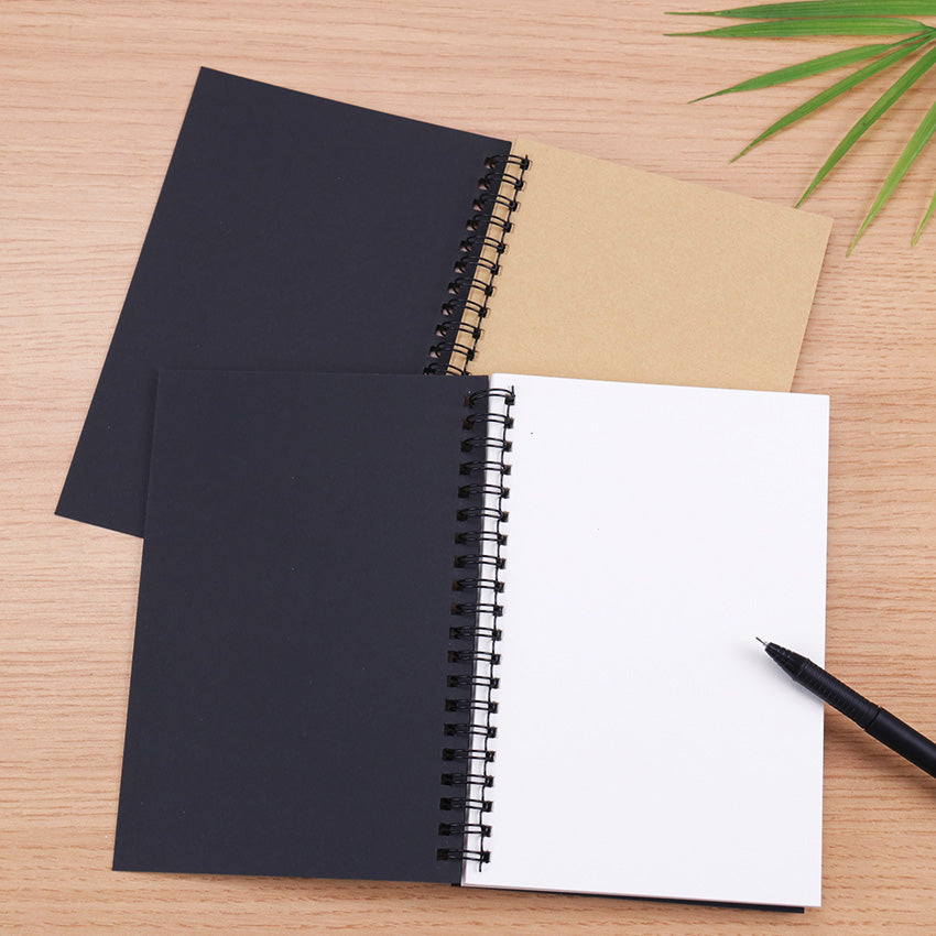 Spiral-Bound Sketchbook & Journal