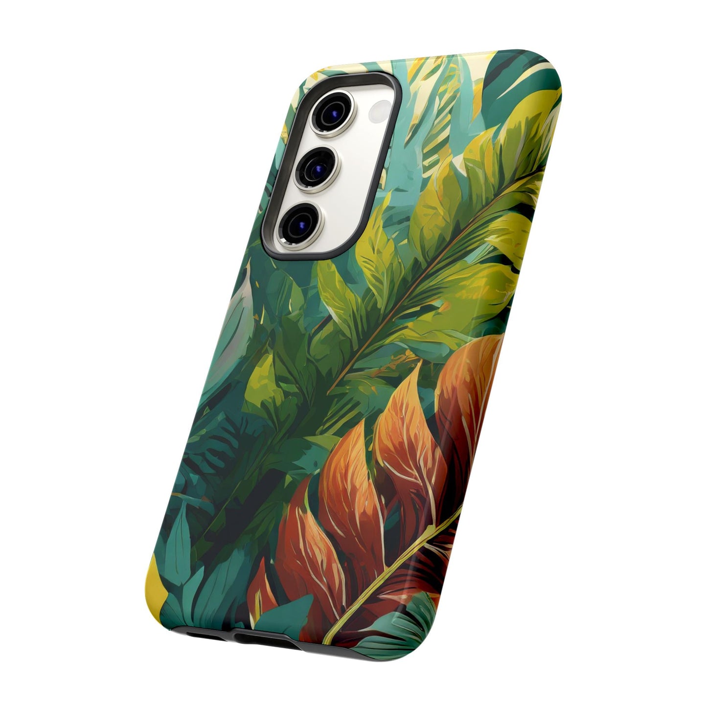 Tropical Leaf Tough Phone Case