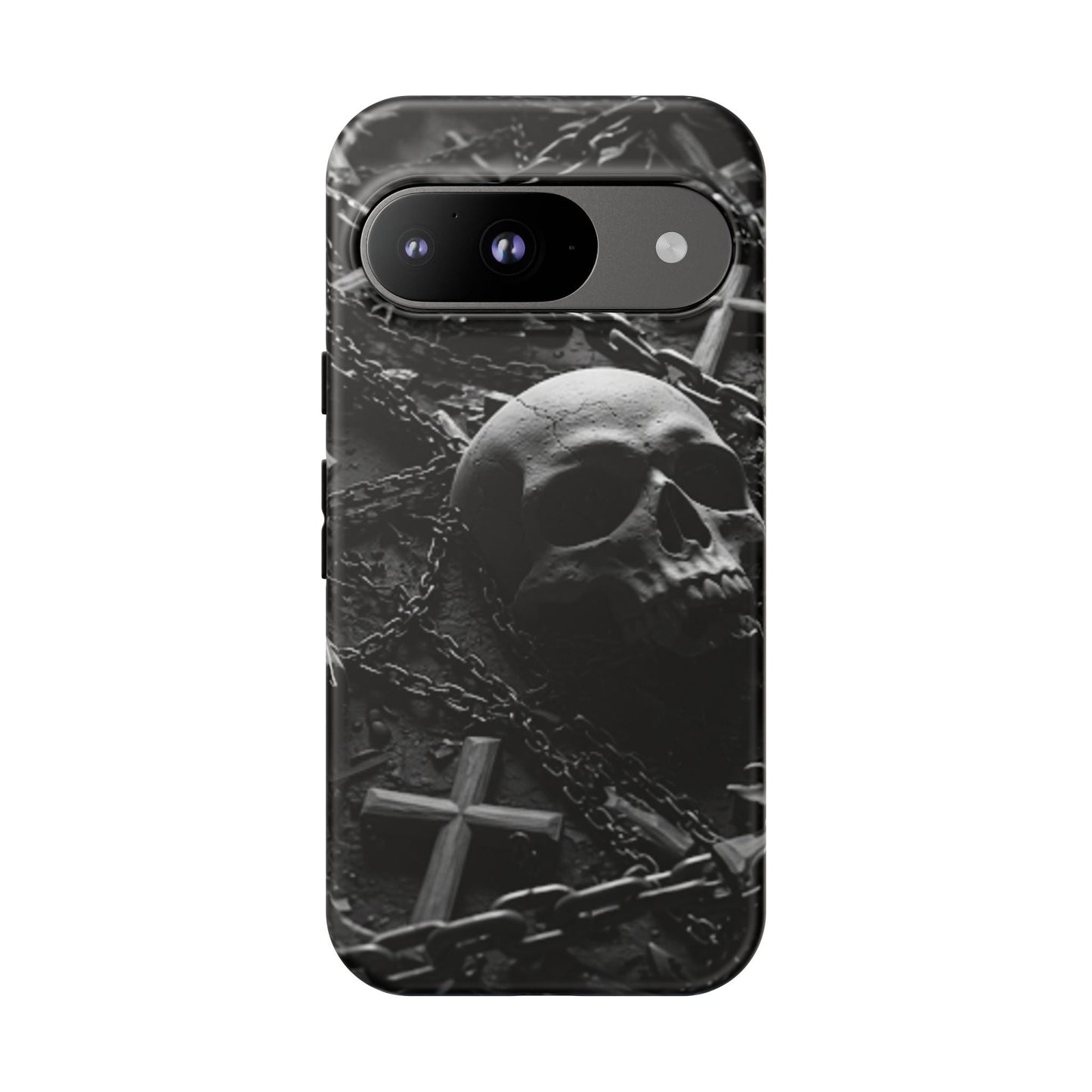 Gothic Skull Tough Phone Case