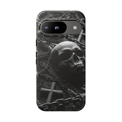 Gothic Skull Tough Phone Case
