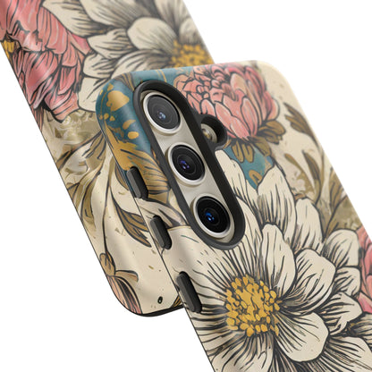 Beautiful White Floral Tough Case