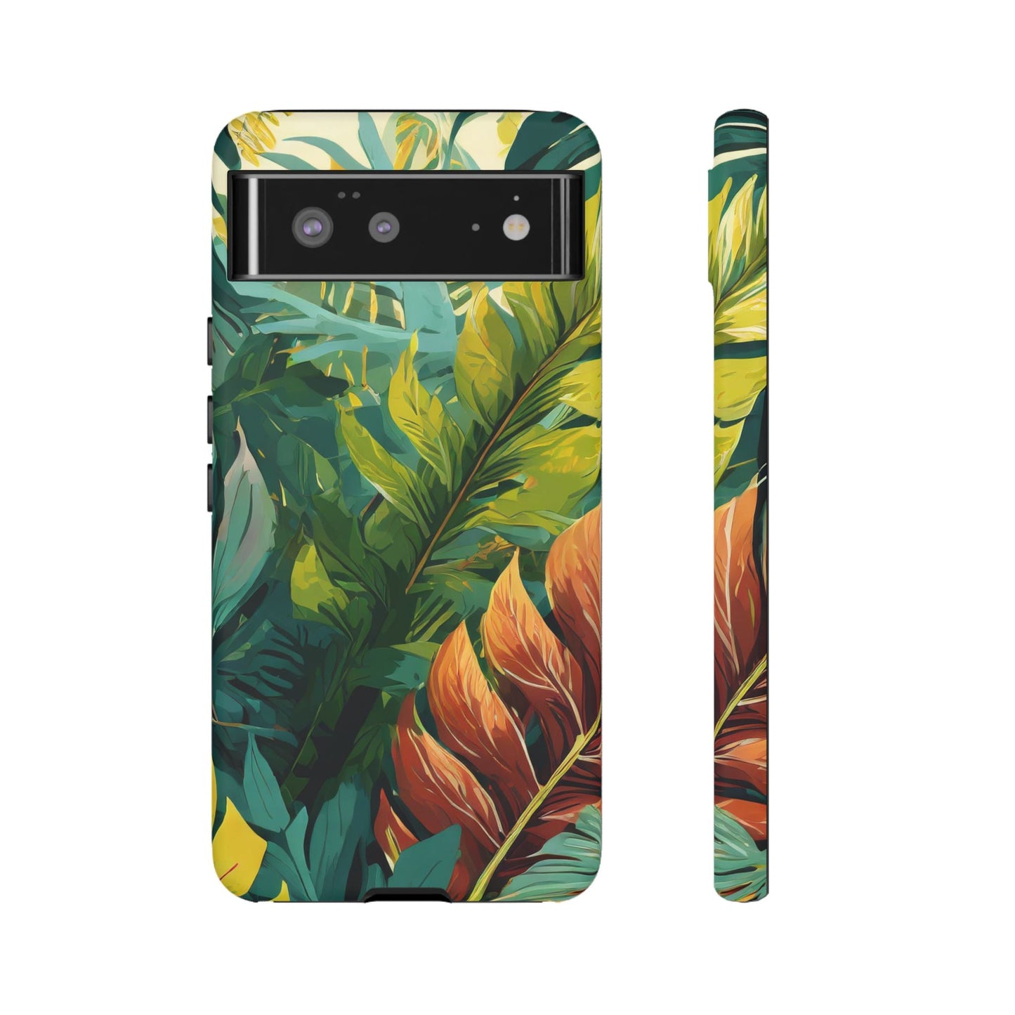 Tropical Leaf Tough Phone Case