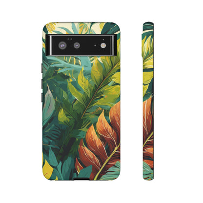 Tropical Leaf Tough Phone Case