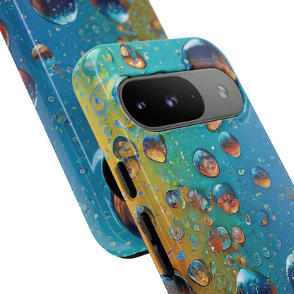Colorful Water Droplets Tough Phone Case