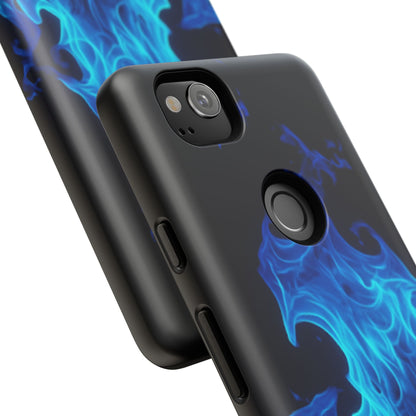 Blue Flames Tough  Phone Case